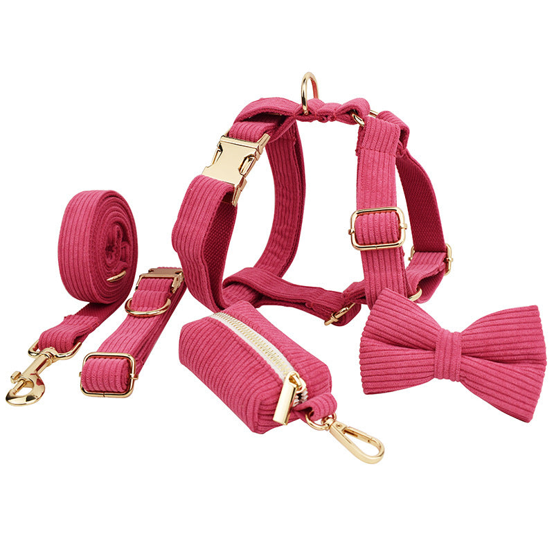 Pet Collar Dog Fabric Velvet