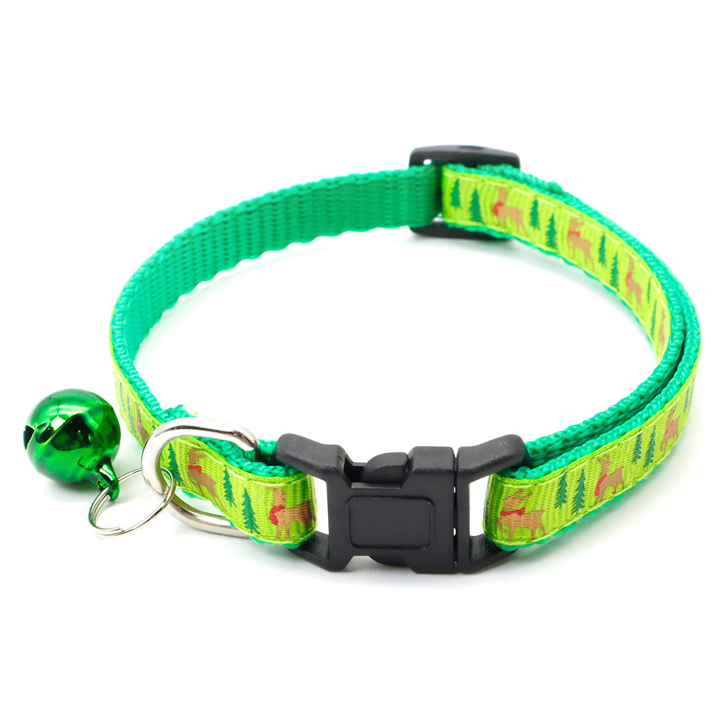 Christmas Bell Dog With Pet Collar Decoration