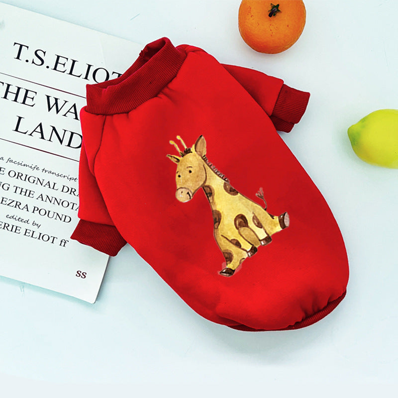 Teddy two-legged fleece sweater