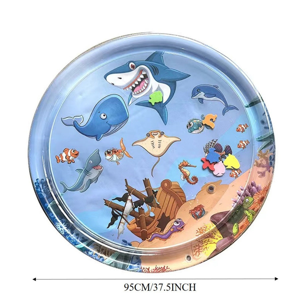 Water Sensory Playmat For Cats Thickened Upgraded Cat Dog Toys Bored Pet Animals Cat Kicker Toys Self Play Mat Interactive Toys Pet Water Sensory Mat