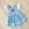 Strawberry Traction Denim Skirt Dog Clothes