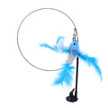 H Sucker Cat Teaser Adsorption Handheld Steel Wire Cat Teaser Multi-head Replaceable Cat Toy Pet Supplies