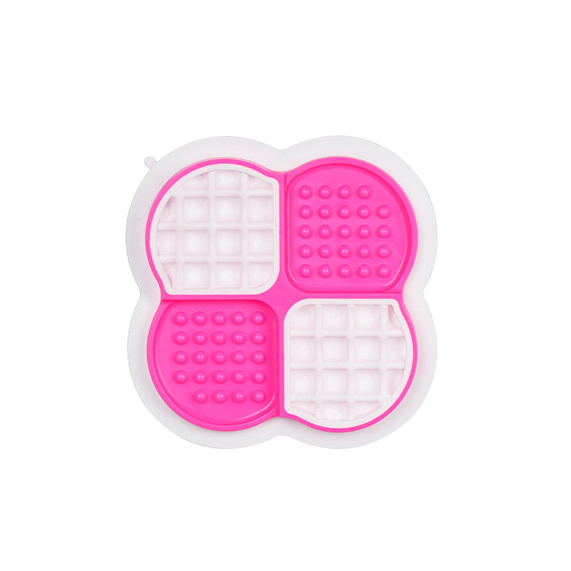 Pet With Suction Cup Slow Food Plate Multi-functional Non-slip