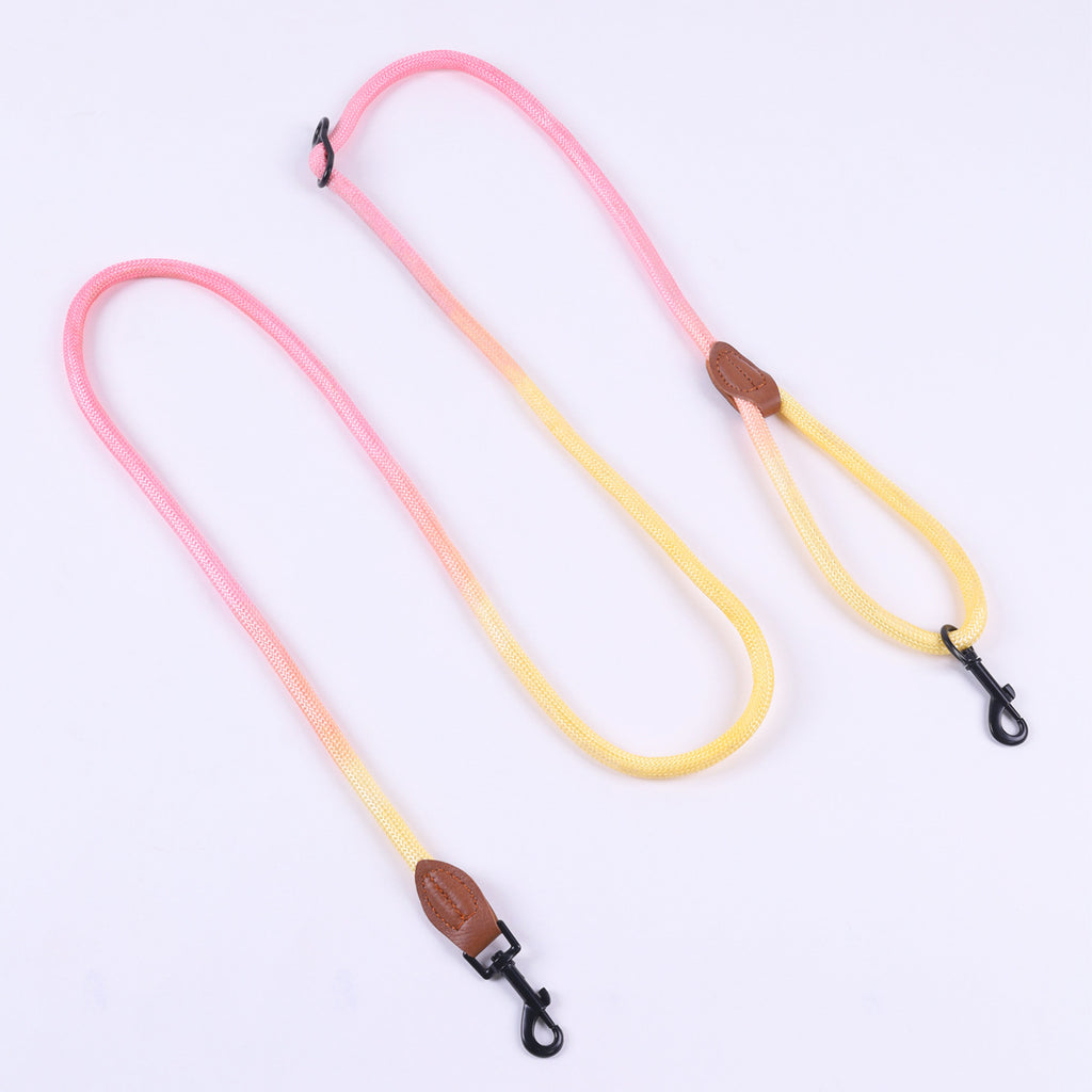 Pet Dog Cat Walking Multi-purpose Reflective Hand Holding Rope