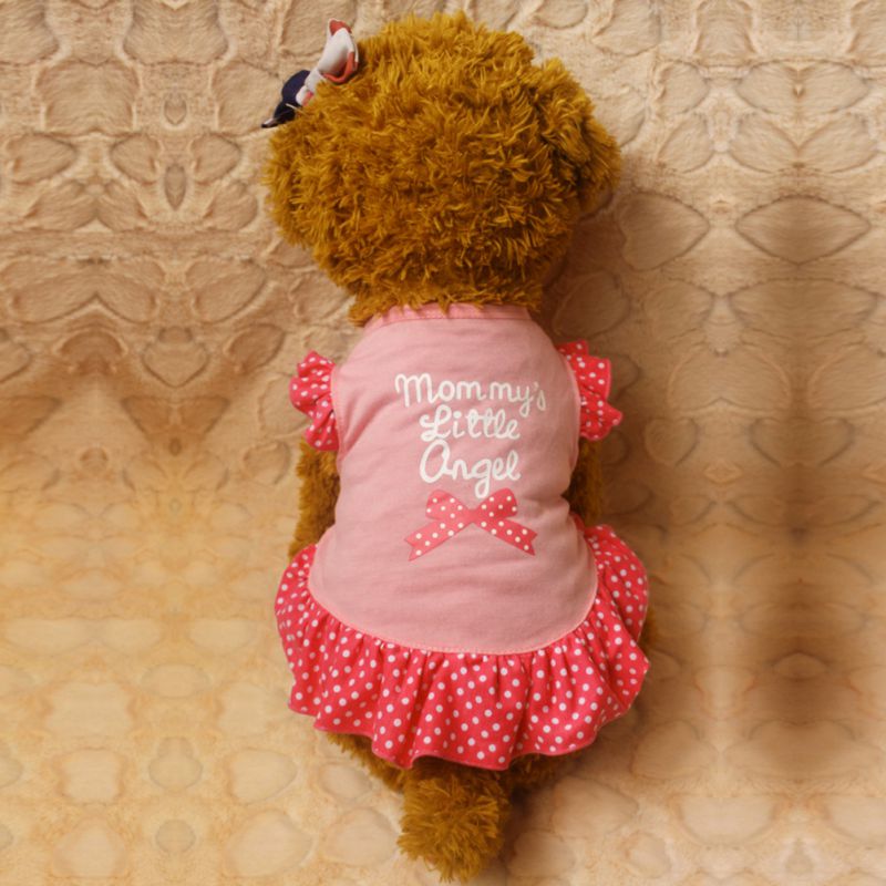 Small Dog Summer Dresses Vest Top Clothes Puppy Pet Dress Skirt Coat Apparel Pets Cats Dog Shirts Girl