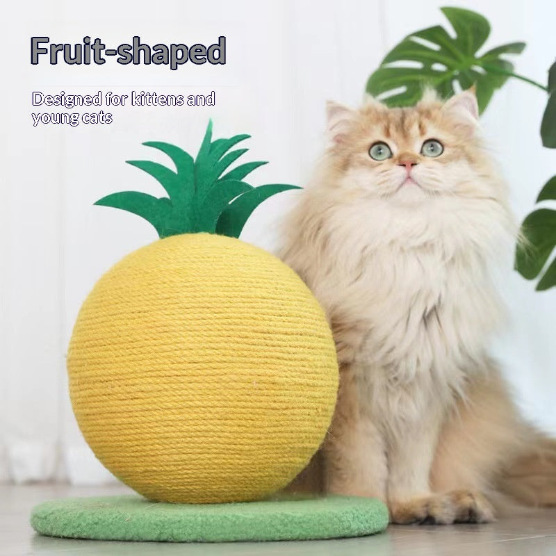 Fruit-shaped Cat Scratcher Small Cat Tree Claw-sharpening Pet Toy