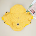 Winter Cotton-padded Jacket With Traction Rope And Pull Ring Teddy Bear Autumn And Winter Cute Cotton-padded Jacket