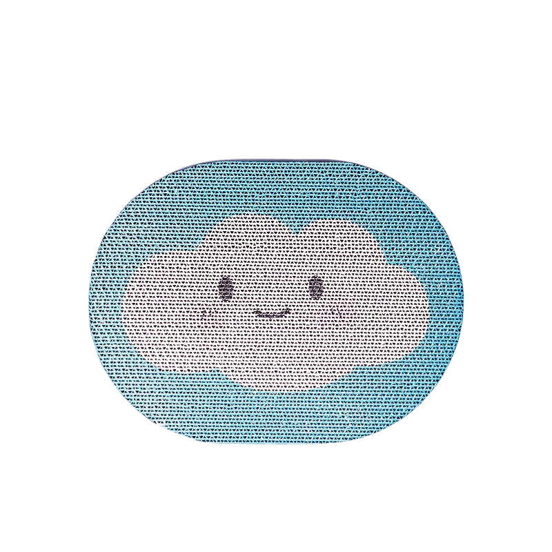 New Cat Toys Blue Clouds Cartoon Sticky Wall Scratching Board Can Play Sleep Wear Resistant Protection Furniture Pet Supplies