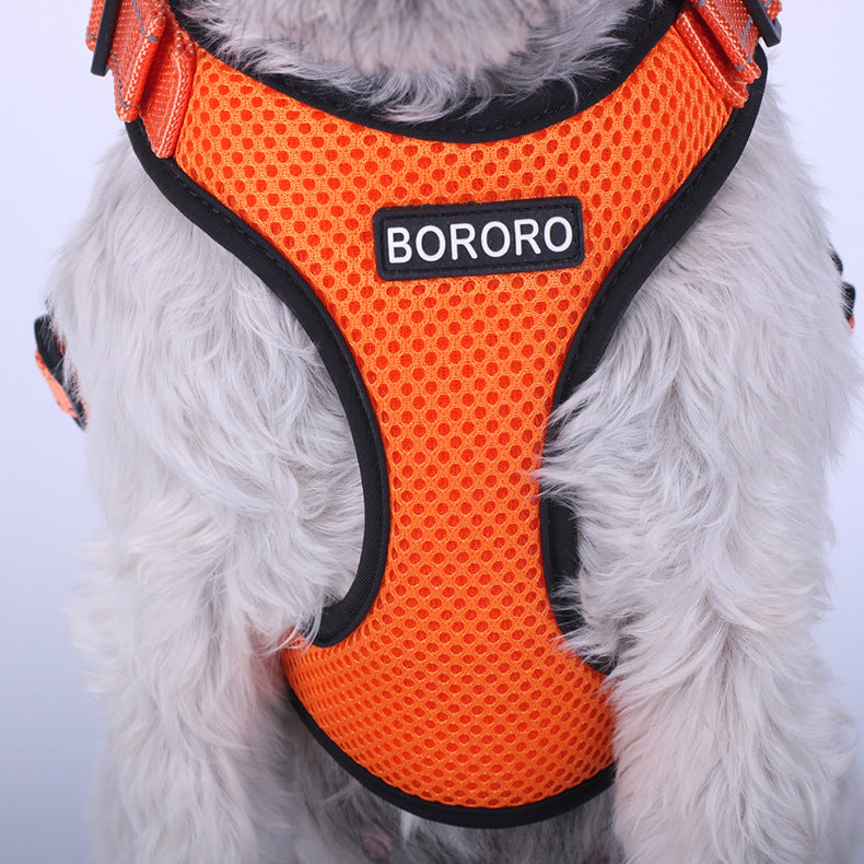 Pet Chest Harness Mesh I-shaped Reflective And Breathable