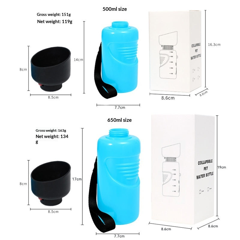 Portable Squeeze-style Dog Water Bowl And Cat Drinking Fountain