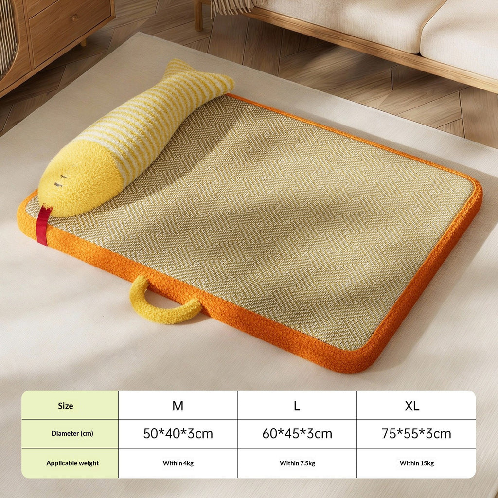 Dog House Summer Cooling Kennel Double-sided Dog Mat Cat Bed