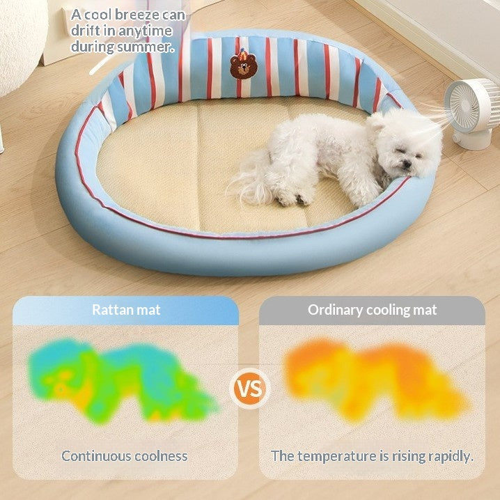 Cat Bed Summer Cooling Bed All-Season Universal