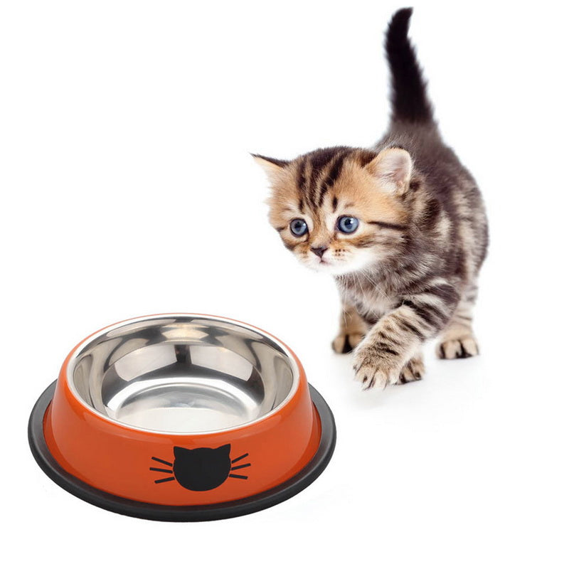 Stainless steel pet bowl