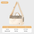 Breathable Crossbody Pet Carrier For Outdoor Use
