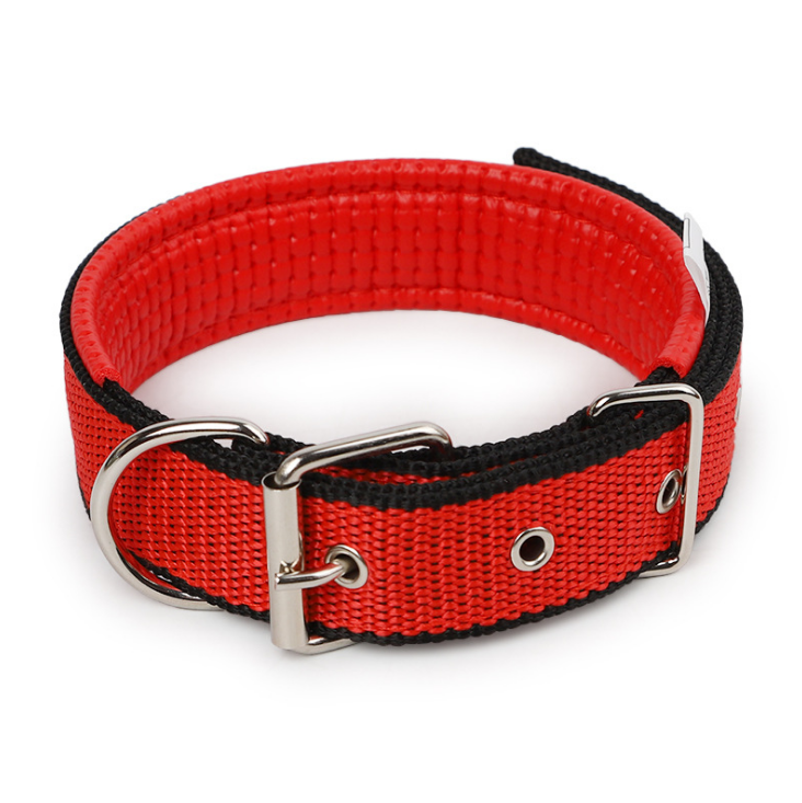 Pet collar soft leather lining polypropylene pet foam collar