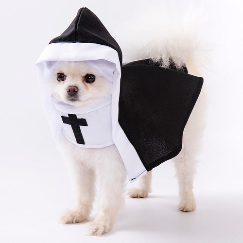 Cat Costumes, Pet Clothes, Dog Costumes, Funny Cosplay Photo Props, Small And Medium-Sized Pet Clothing, Cat Nun Costumes