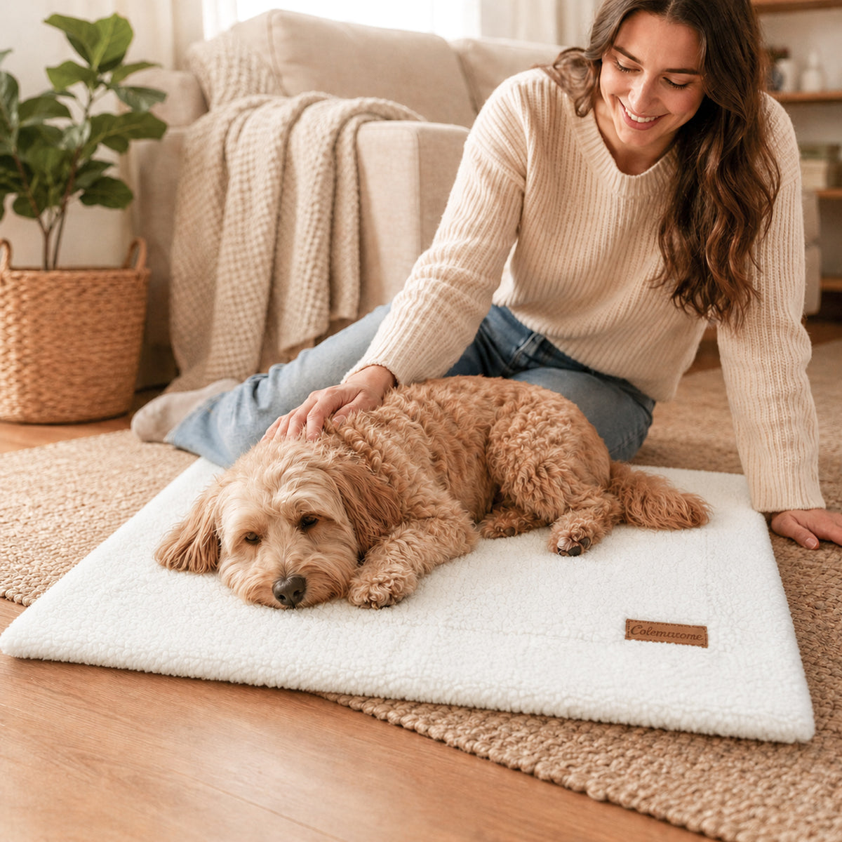 Pet Sleeping Mat, Non-Slip, Bite-Resistant, Thickened, Warm And Cold-Resistant, Wear-Resistant And Scratch-Resistant, Universal Bedding For Cats And