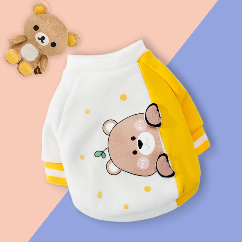 Cute cat clothes baby cat anti hair pet dog cute autumn and winter costume doll blue cat yingshort warm