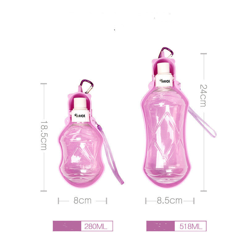 Dog portable outdoor water bottle