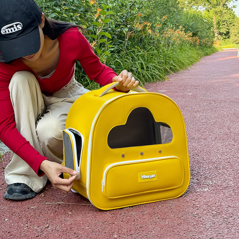 Soft Cat Bag Large Capacity Two Panoramic Models Space Capsule