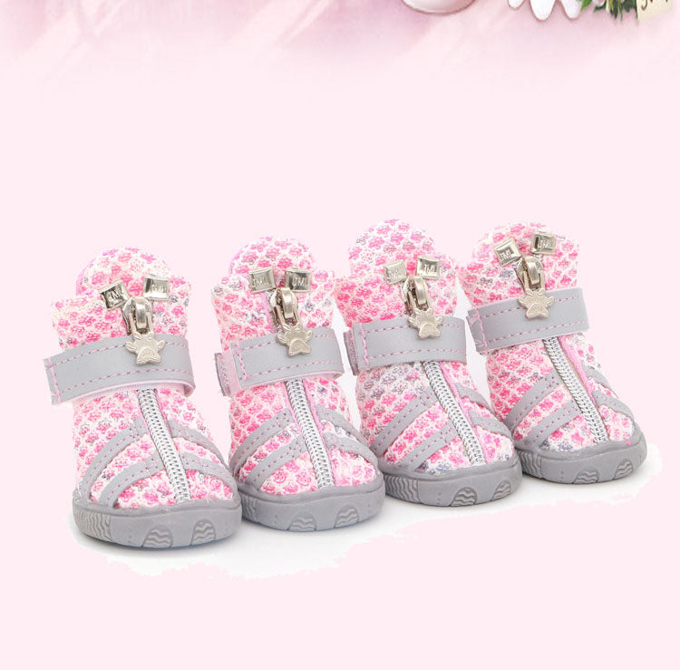 Breathable Sports Pet Small And Medium-sized Dog Shoes