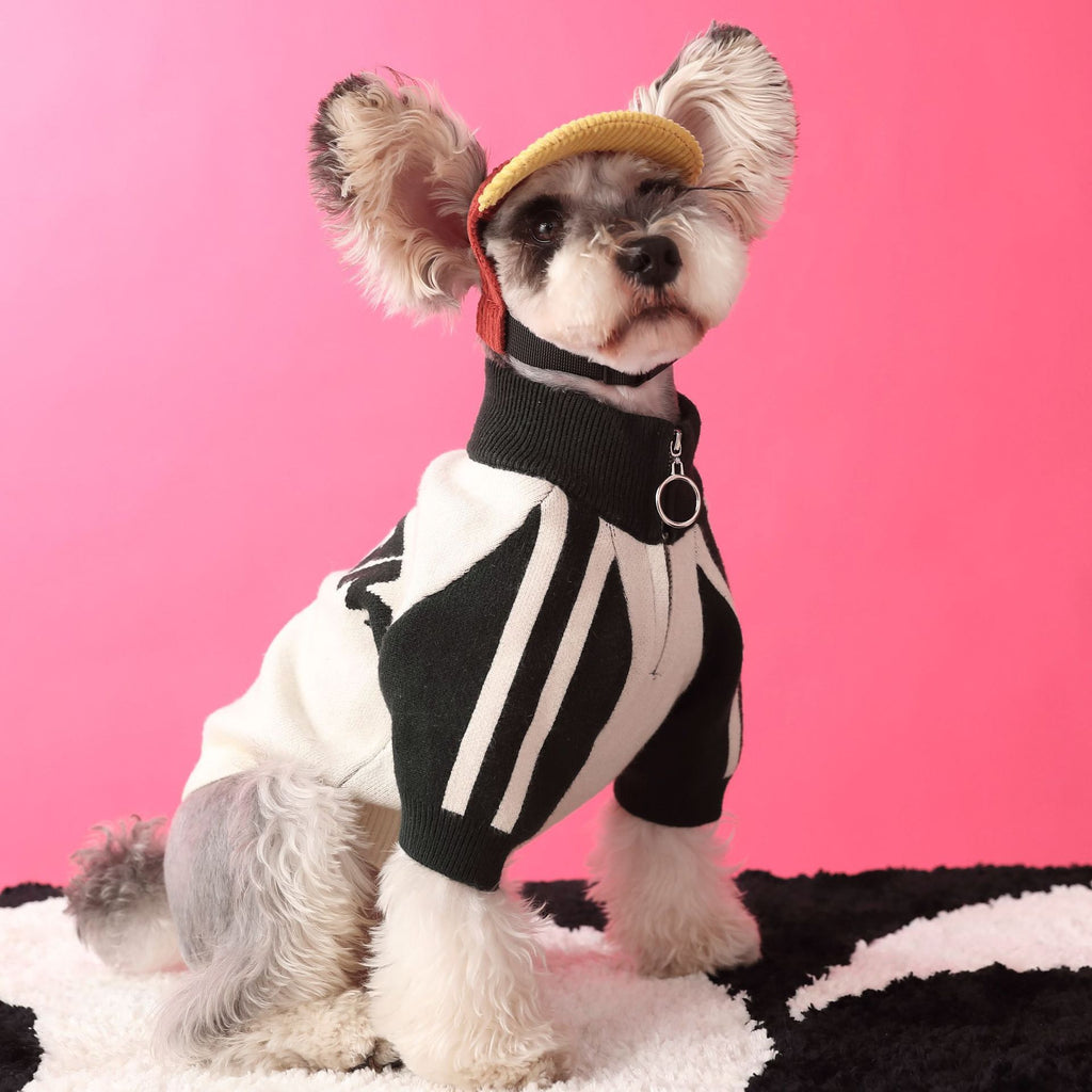Puppy Dog Sports Sweater Cardigan Men's Pet Clothing