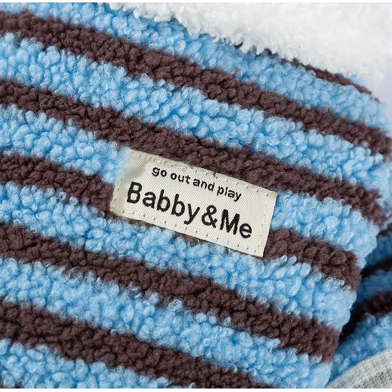 Soft Plush Striped Pet Shirt, Cozy Button-Down Puppy Sweater For Small Dogs And Cats, Warm Winter Fleece Dog Clothing, Comfortable Puppy Outfit For