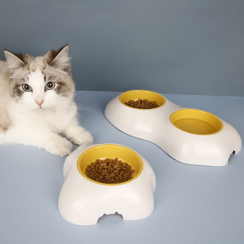 Creative Yolk-Shaped Pet Bowl Water Basin