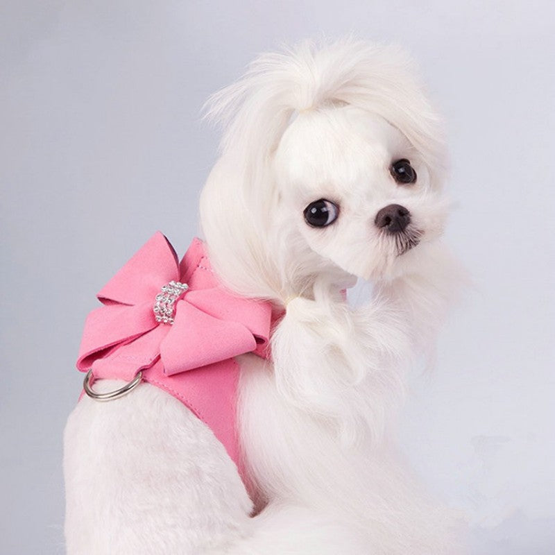Cute Fashion Bowknot Puppy Chest Strap