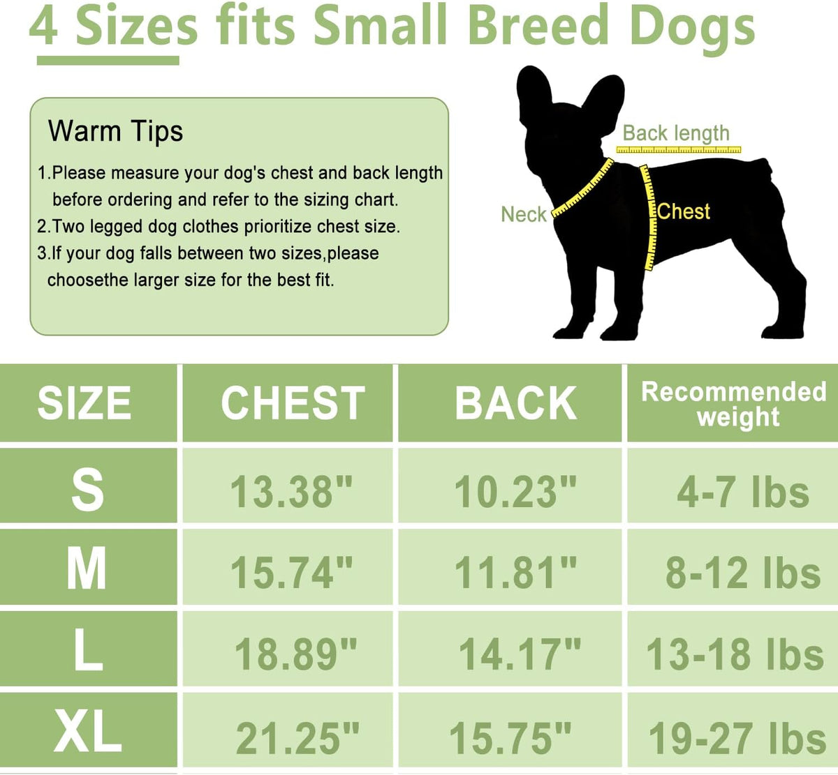 2 Pack Dog Sweater With Leash Ring, Warm Pet Sweater Thick Clothes Coat Fleece Dog Sweaters For Small Dogs Girl Boy Pullover Dog Jacket For Fall