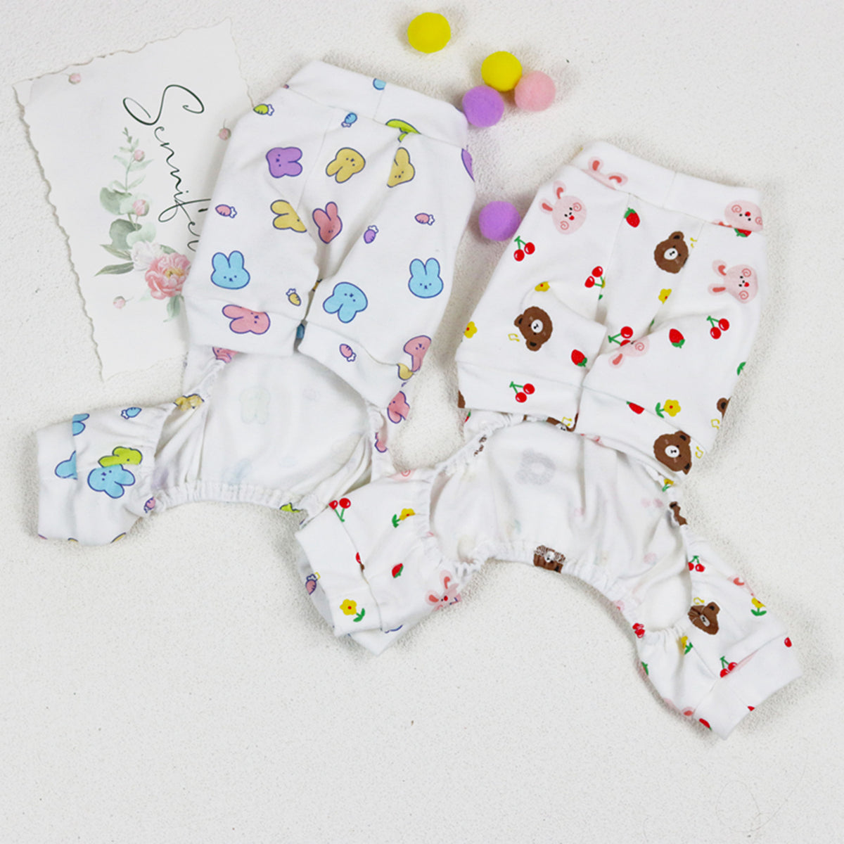 Pet Dog Pure Cotton Four-leg Home Clothes