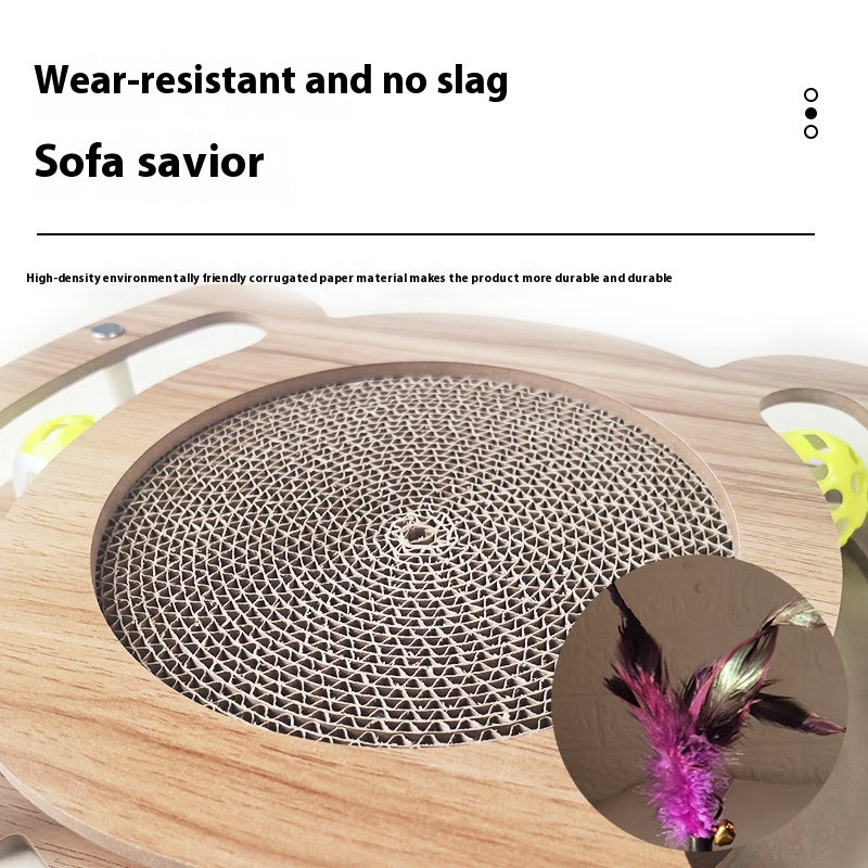 Cat Scratch Board Wear-resistant Non-chip Vertical Triangular Corrugated Paper
