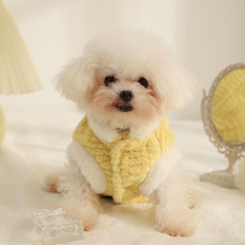Cat Dog Pet Warm Plush Vest