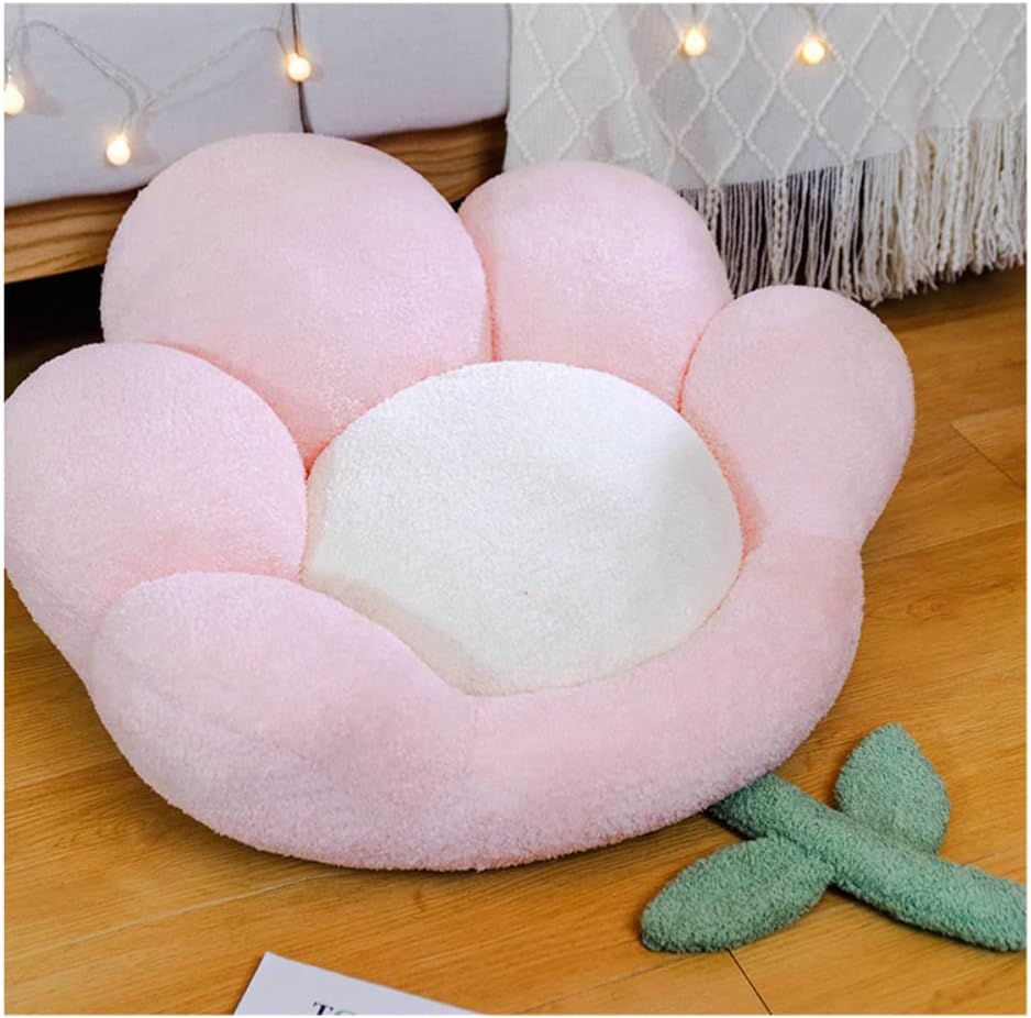 Flower Shaped Cat Nest Soft Non Slip Thick Comfortable Bed Multifunctional Cushion Suitable For Small Cats And Dogs