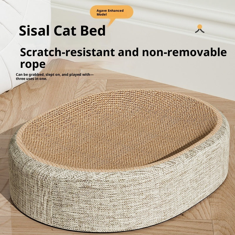 Integrated Elliptical Wear-resistant Cat Scratching Board