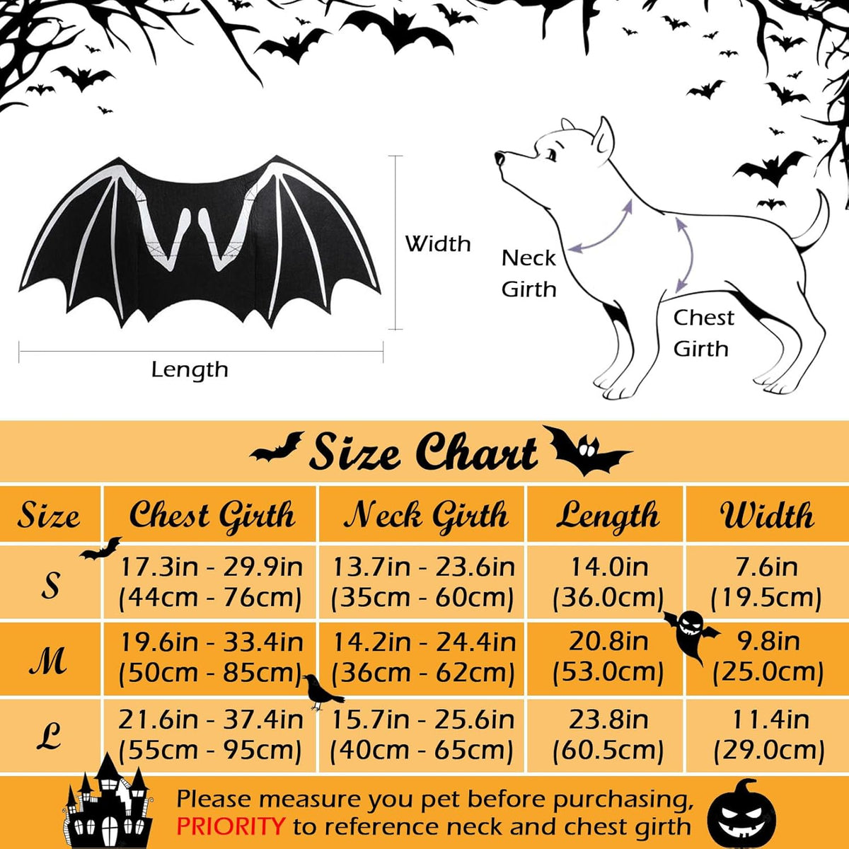 Dog Halloween Costumes Dog Bat Costume Cool Luminous Skeleton Bone Bat Wings Pets Cosplay Costumes Dress Up Apparel For Small Medium Large Cats And