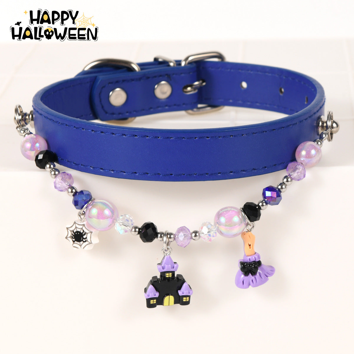 Cat Collar Niche Accessory Halloween Necklace With Beaded Embellishments