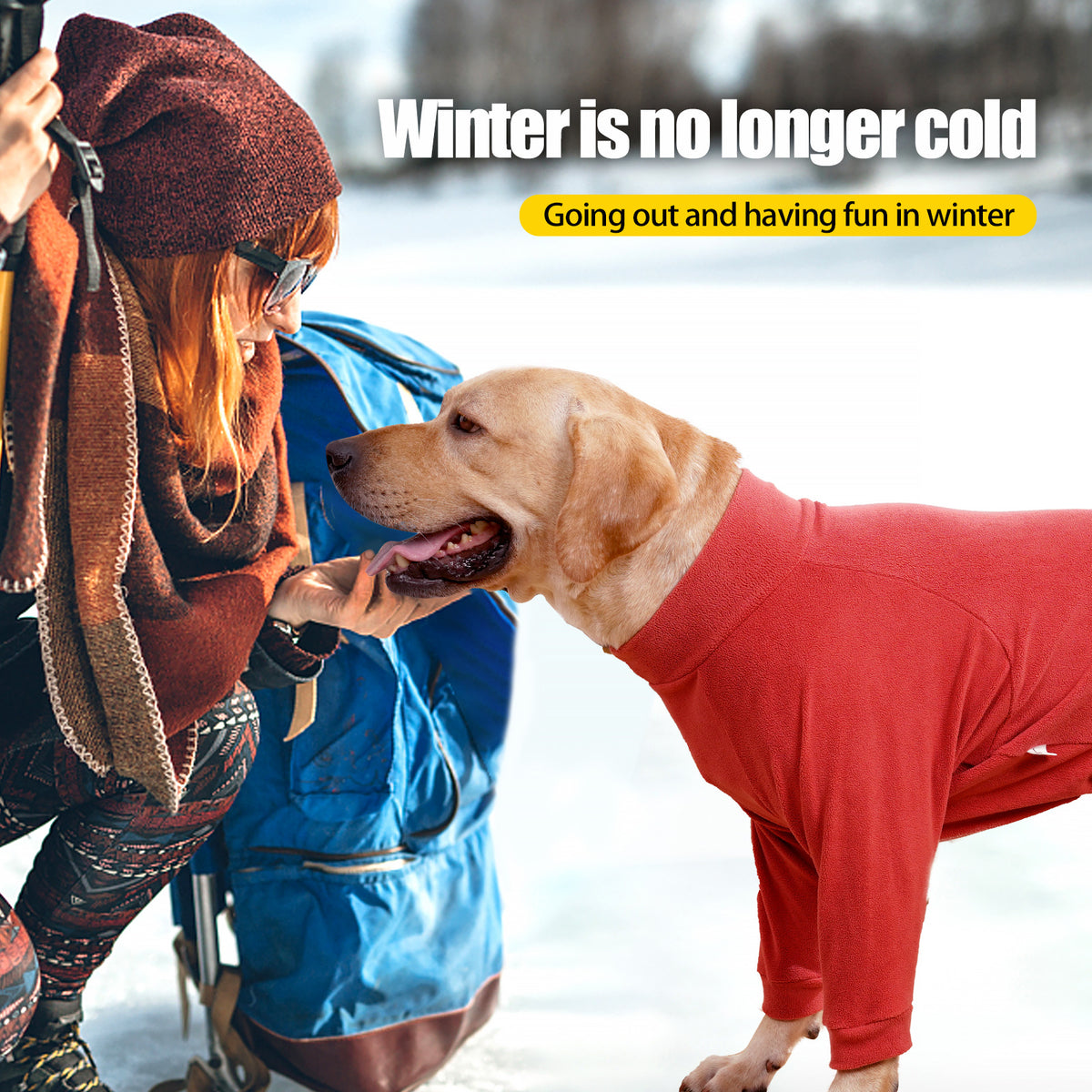 Pet Clothes Dog Polar Fleece High Collar Warm Fully Surrounded Cotton-padded Clothes