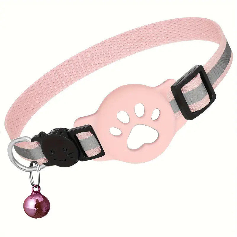 Creative Cartoon Printed Pet Cat Locator Collar