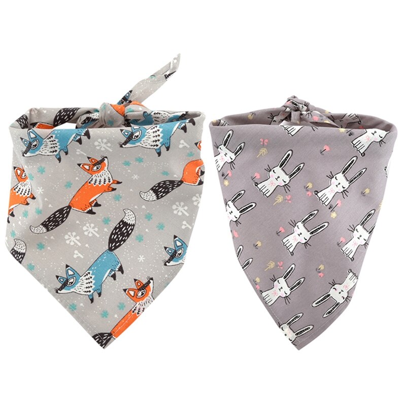 Pet saliva towel dog triangle scarf
