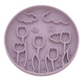 Tulip Slow-feeding Bowl Suction-cup Licking Mat Slow-feeding Pad Pet Silicone Licking Mat Slows Feeding