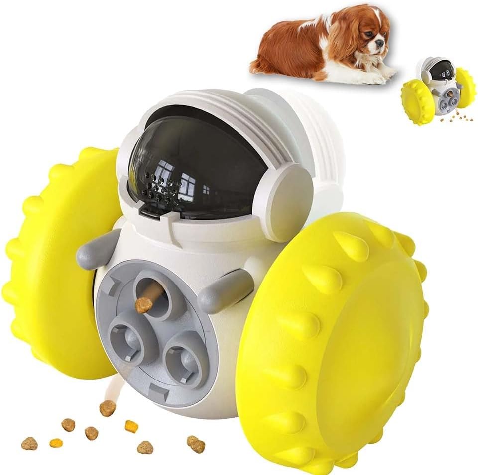 Dog Treat Toy For Small Dogs Food Dispenser Toy Interactive Dog Toy Cat Slow Feeder Toy Treat Dispenser For Dog IQ Training Durable And Suitable For