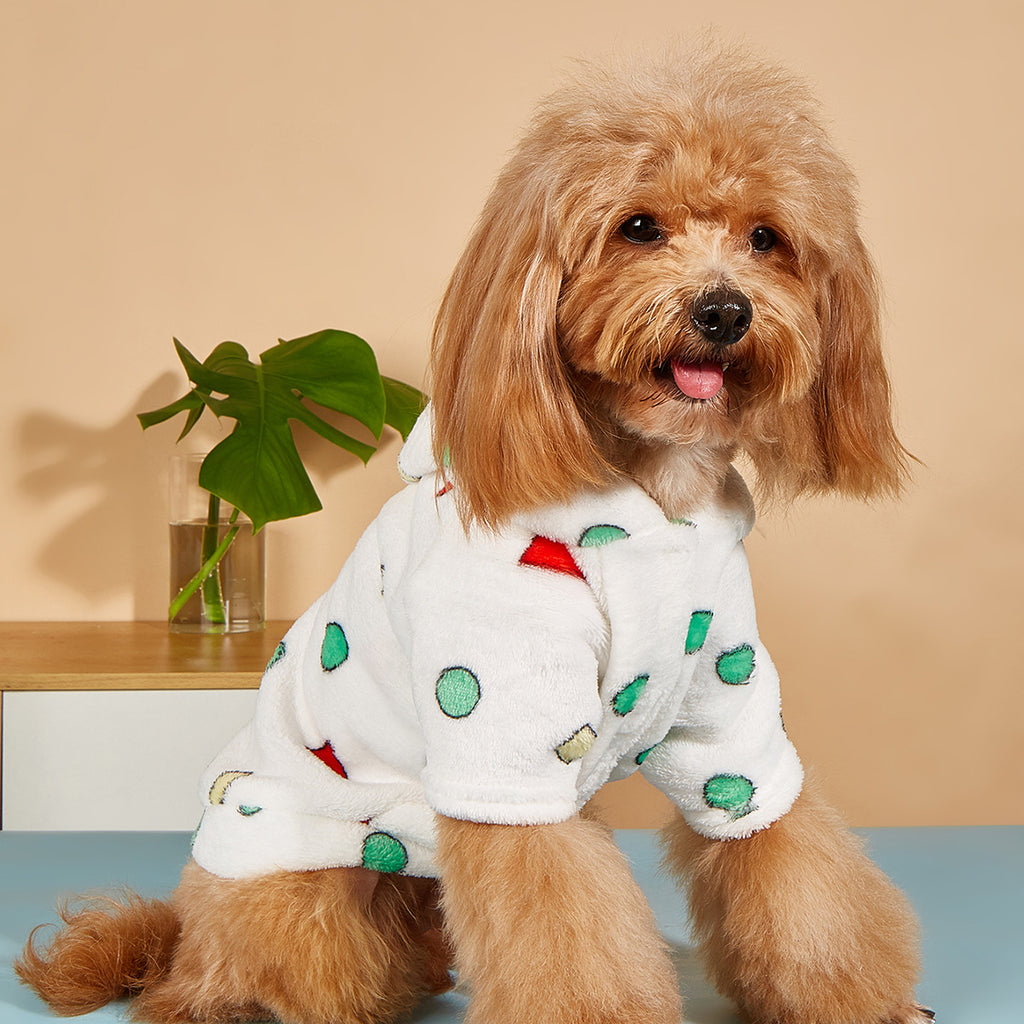 Small Dog Pet Clothes Warm Plush Coat