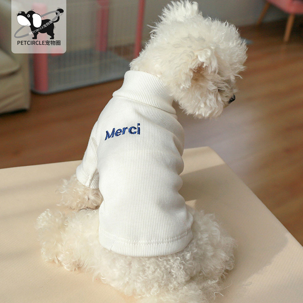 Autumn And Winter Comfortable Home Letter Dog Clothes