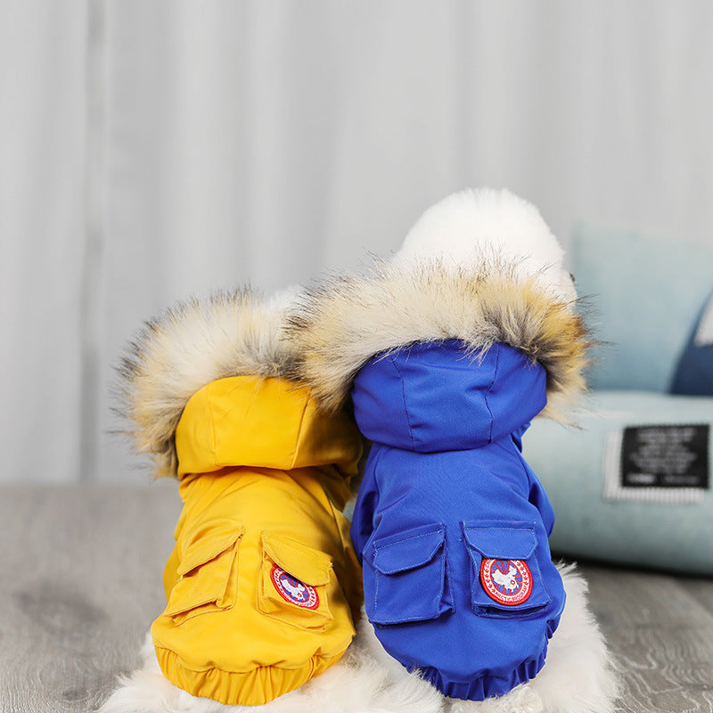 New mink fur hat workwear cotton coat