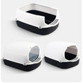 Splash-proof Cat Toilet Fully Enclosed, Foldable And Removable