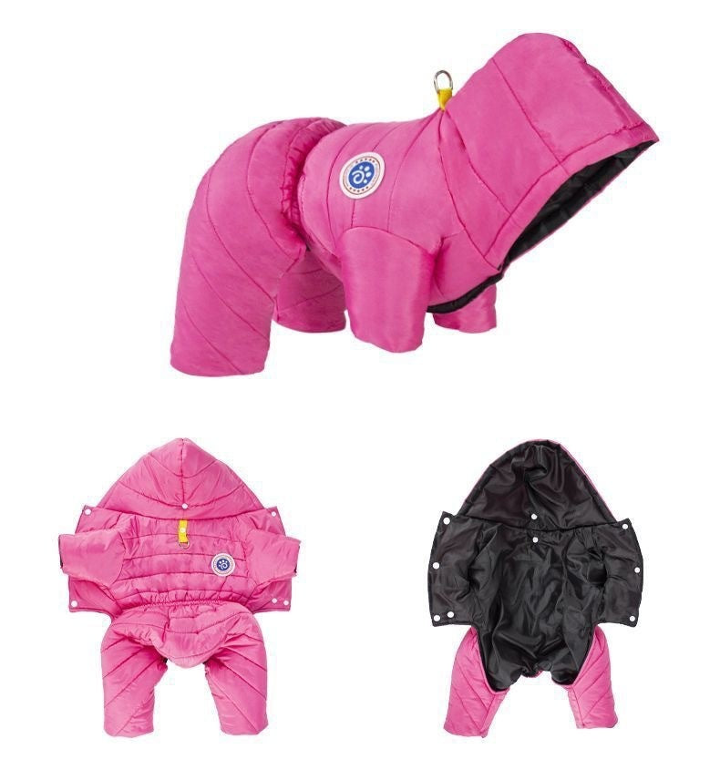 Winter Pet Cotton-padded Clothes Thickening Thermal Windproof Multifunctional