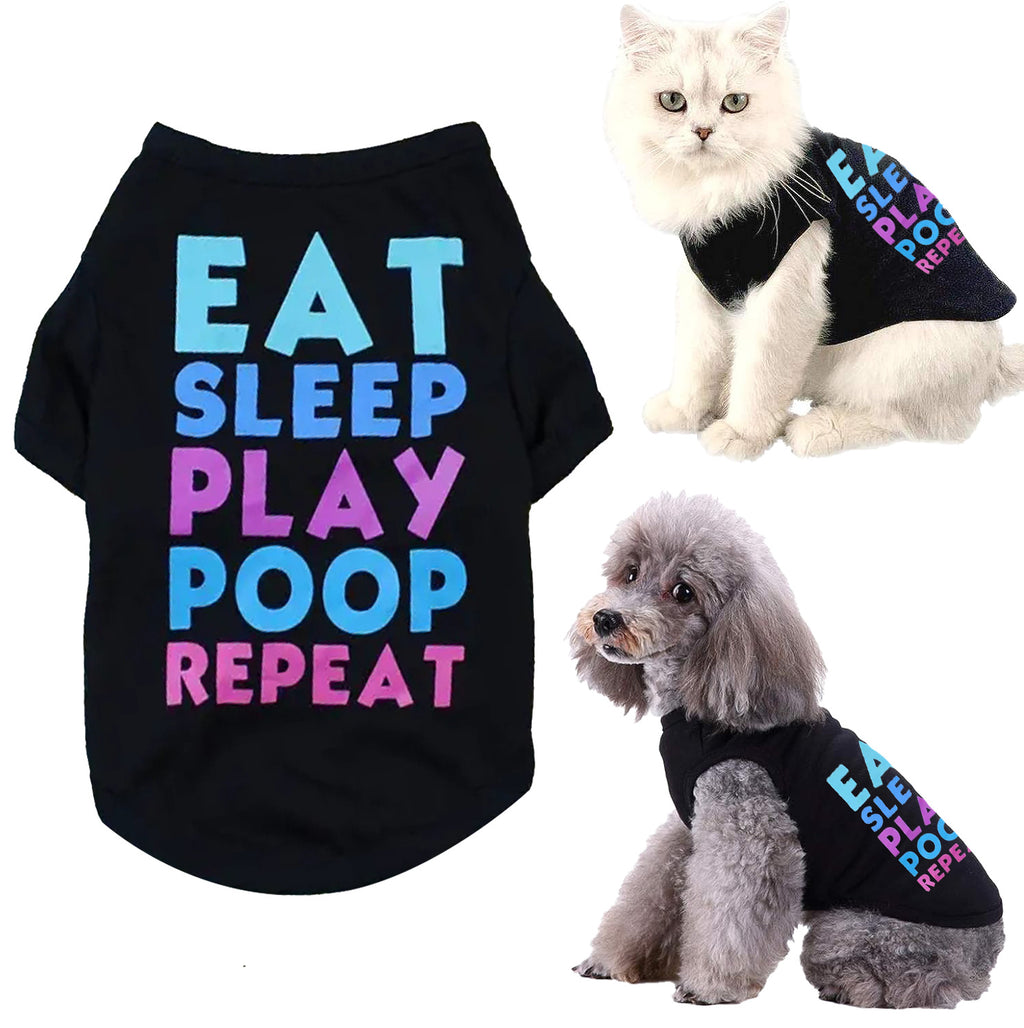 Cat Clothes Breathable Cute Summer Thin Poodle Cartoon Pet Vest