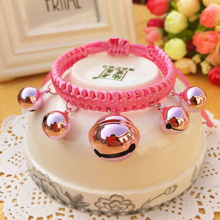 Cute Puppy Cat Neck Jewelry Bell Collar