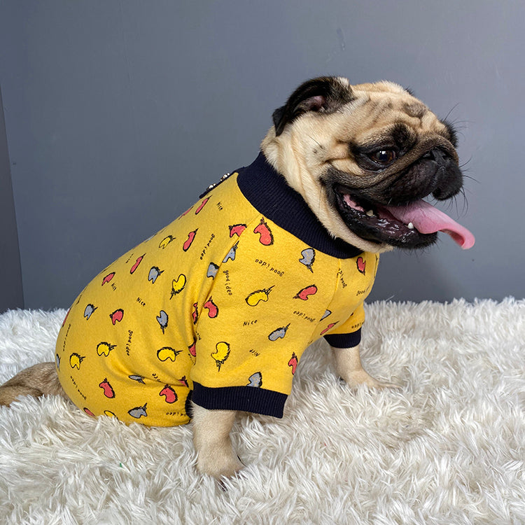Bago fadou four legged clothes autumn and winter cartoon cotton dog clothes